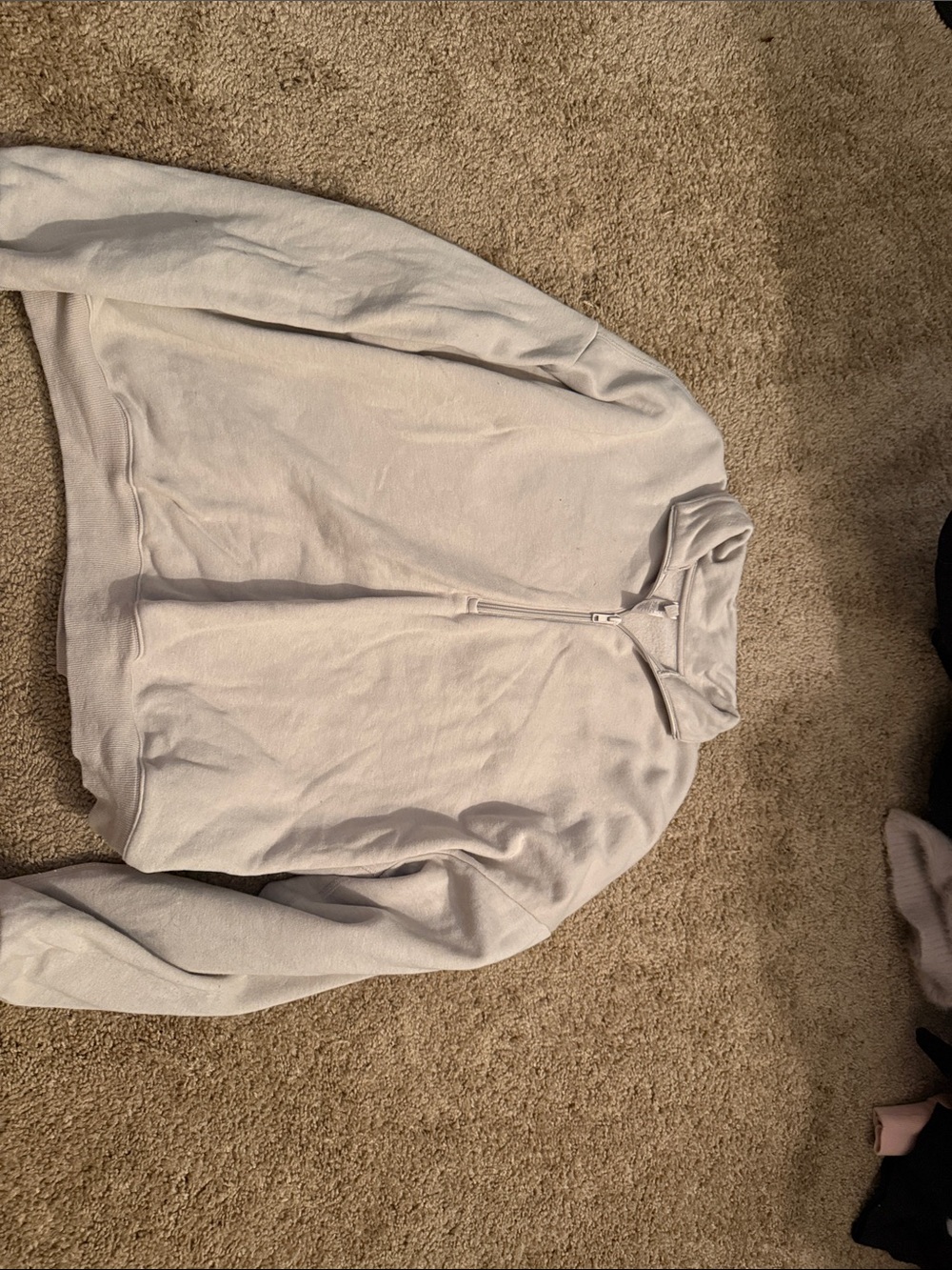 SKIMS Light beige  Half-Zip Pullover